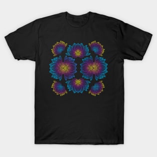 Psychedelic Art Lotus Flower T-Shirt